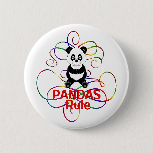 Panda-Regel Button (Vorderseite)