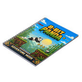 Panda, Retro-8-Bit-Pixel-Art Notizblock (Linke Seite)