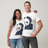 Panda Robot Illustration - Sci-Fi Graphic T - Shir T-Shirt (Unisex)