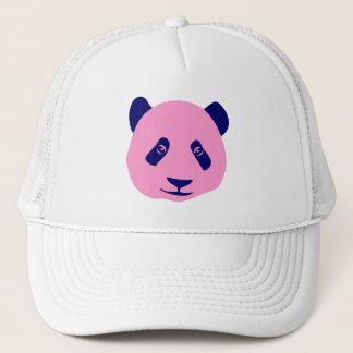 Panda - Rosa und dunkelblau Truckerkappe