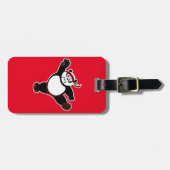 Panda - Rot Gepäckanhänger (Vorderseite horizontal)