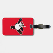 Panda - Rot Gepäckanhänger (Rückseite horizontal)