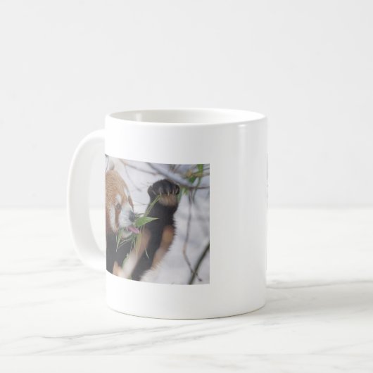 Panda-Rottierdruck niedlich Kaffeetasse (Vorderseite Links)