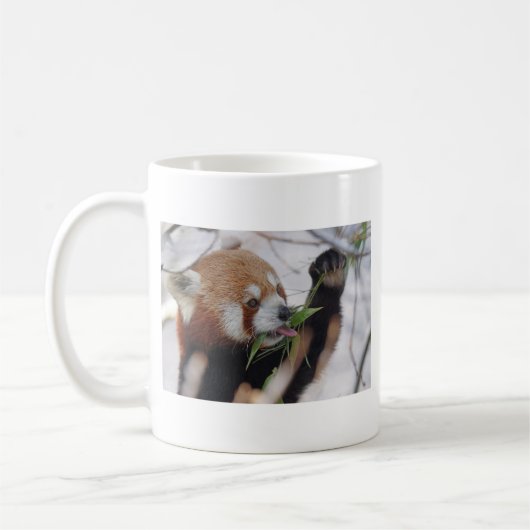Panda-Rottierdruck niedlich Kaffeetasse (Links)