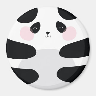 PANDA ROUND MAGNET