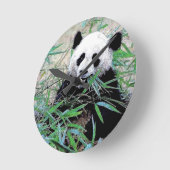 Panda Runde Wanduhr (Winkel)