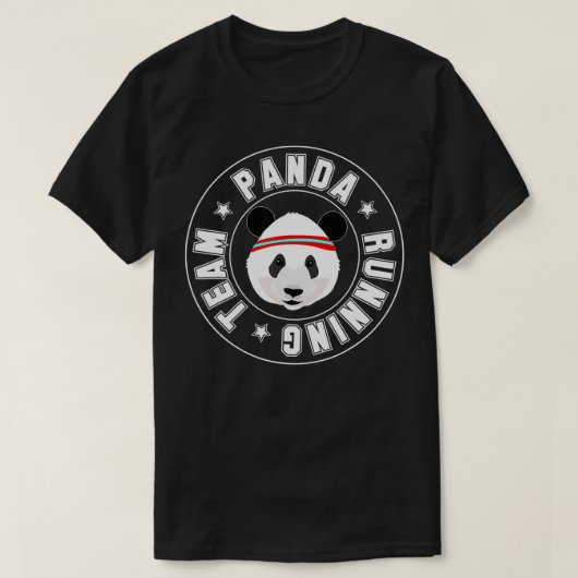 Panda Running Team T-Shirt (Design vorne)