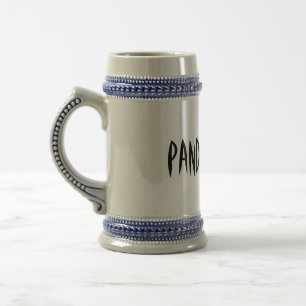 Panda-Saft Stein Bierglas