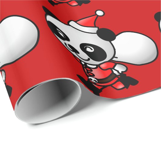 Panda-Sankt-Packpapier Geschenkpapier (Rolleneckpunkt)