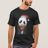 Panda Santa Bear T-Shirt (Vorderseite)