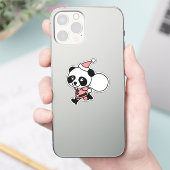 Panda Santa Claus Weihnachten Aufkleber (Telefon)