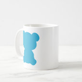 Panda Schatten  Kaffeetasse (Vorderseite Links)