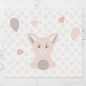 Panda Schaumweinetikett (Einzelnes Label)