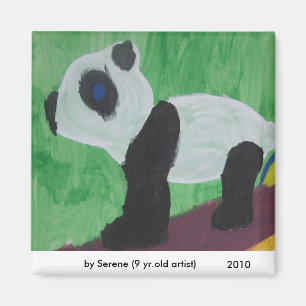 Panda scherzt Kunst-Magneten Magnet