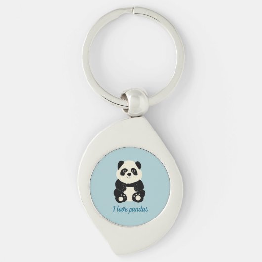 Panda Schlüsselanhänger (Vorderseite)