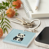 Panda Schlüsselanhänger (Vorderseite rechts)