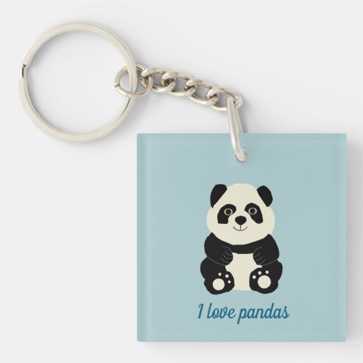 Panda Schlüsselanhänger (Vorderseite)