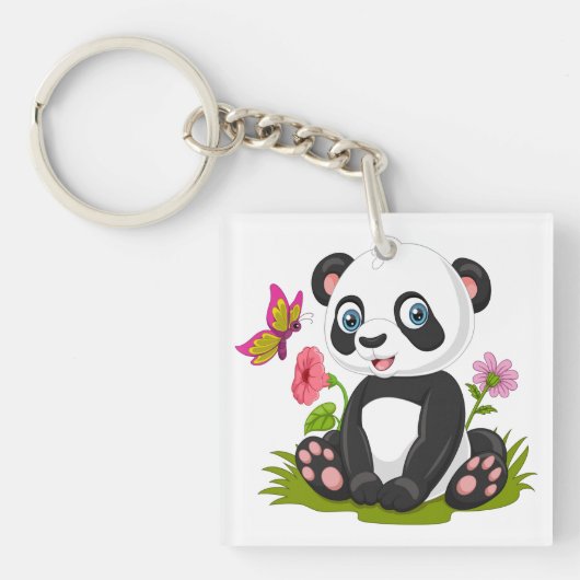 Panda Schlüsselanhänger (Vorderseite)