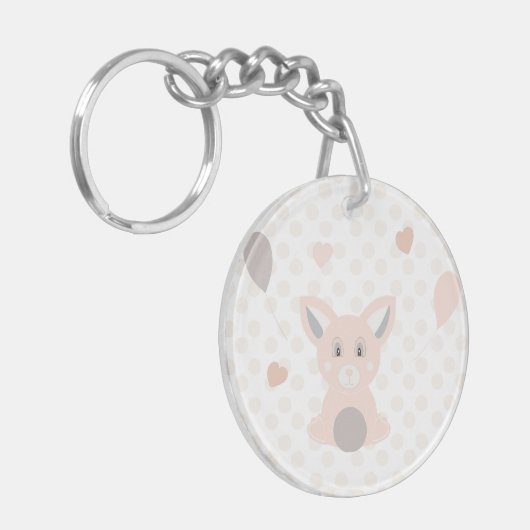 Panda Schlüsselanhänger (Vorderseite links)