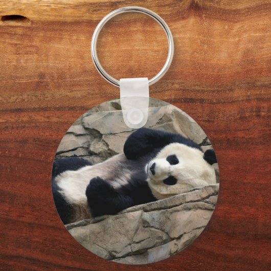 Panda-Schlüsselkette Schlüsselanhänger (Vorderseite)