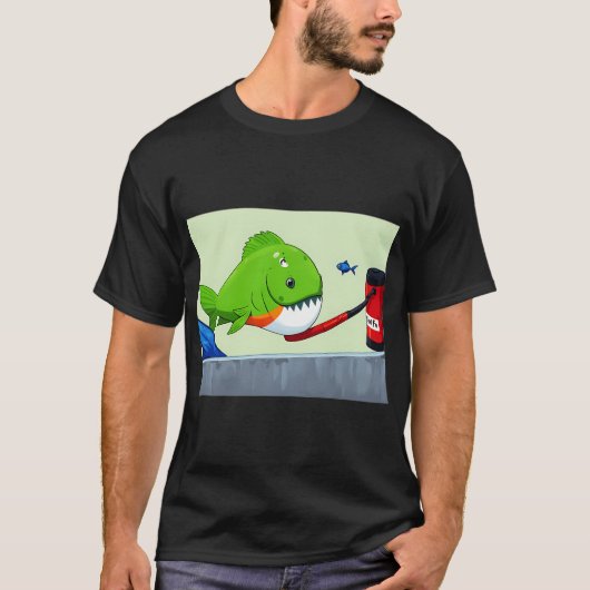 Panda-Schmerle - Protomyzon pachychilus T-Shirt (Vorderseite)