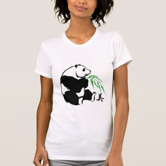 Panda-Schönheit T-Shirt (Vorderseite)