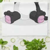 Panda-Schreien Geschirrtuch (Gefaltet)