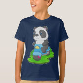 Panda Scooter T-Shirt (Vorderseite)