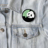 Panda. seagreen Kreis Button (Beispiel)