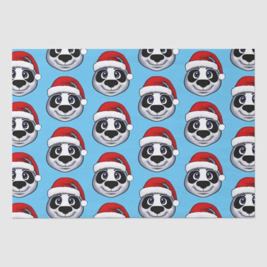Panda Seidenpapier (Vorderseite)