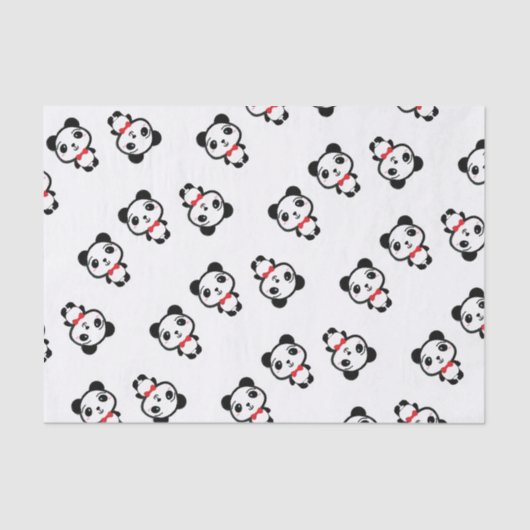 Panda-Seidenpapier Seidenpapier (Vorderseite)