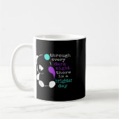 Panda Semicolon Gift Suicide Prevention Awareness Kaffeetasse (Links)