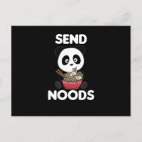 Panda Send Noods Ramen Niedlich Kawaii Noodle