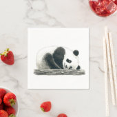 Panda Serviette (Beispiel)