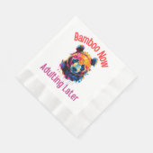Panda Serviette (Ecke)