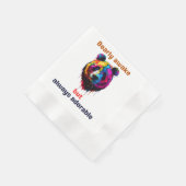 Panda Serviette (Ecke)
