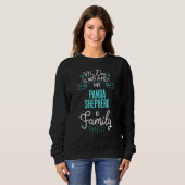 Panda Shepherd Family Dog N Sweatshirt (Vorne ganz)