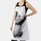 Panda Shirt Humour Graphic Animal T - Shirt Gesche Schürze (InSitu)