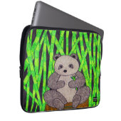 Panda (Single) - Laptop-Sieb Laptopschutzhülle (Vorne Rechts)
