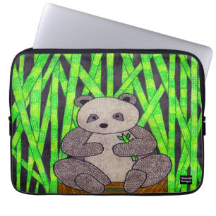 Panda (Single) - Laptop-Sieb Laptopschutzhülle