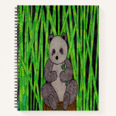 Panda (Single) - Notebook Notizblock (Vorderseite)