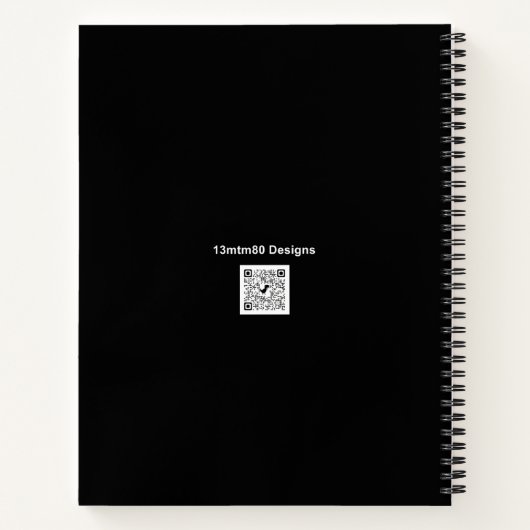 Panda (Single) - Notebook Notizblock (Rückseite)