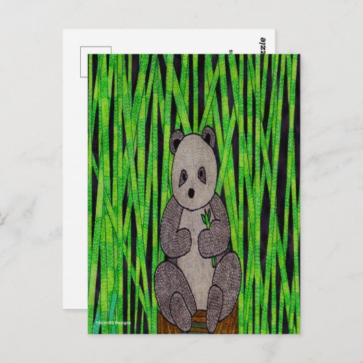 Panda (Single) - Postkarte (Vorne/Hinten)