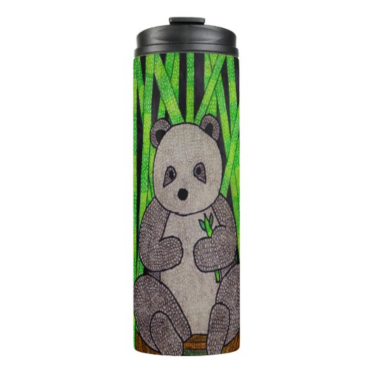Panda (Single) - Thermal Tumbler Thermosbecher (Vorderseite)