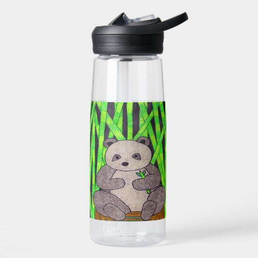 Panda (Single) - Wasserflasche Trinkflasche (Links)