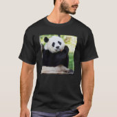 Panda-Sitzen T-Shirt (Vorderseite)