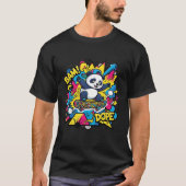 Panda Skateboarder T-Shirt (Vorderseite)