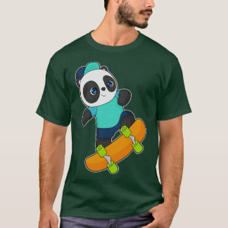 Panda Skater Skateboard 2 T-Shirt