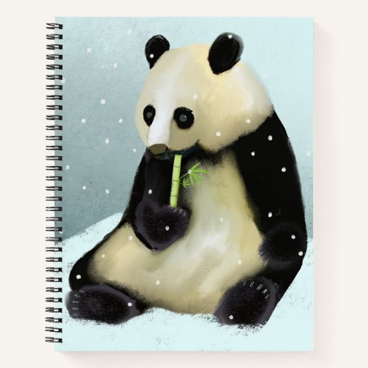 Panda Sketch Journal Notizblock (Vorderseite)