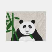 Panda Small Fleece Blanket (Vorderseite (Horizontal))